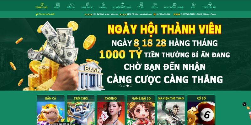 Điều kiện cần thiết để nạp tiền CWIN