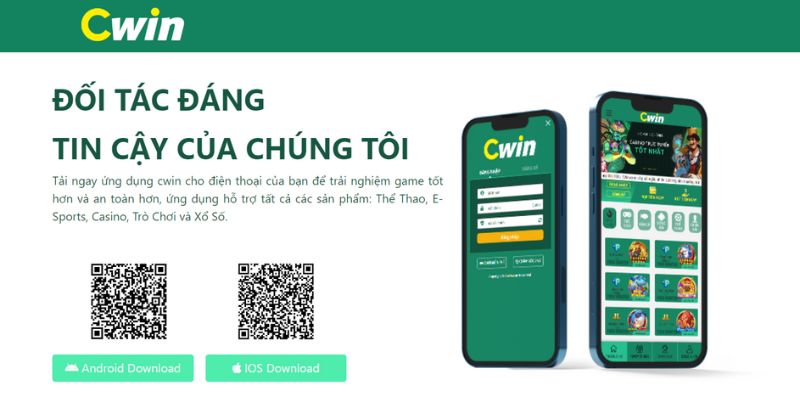 Hướng dẫn đăng ký tạo tài khoản CWIN trên di động