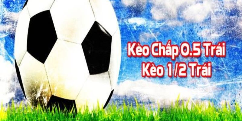 Kèo cược chấp 0.5 dễ chơi, thông dụng giúp cược thủ tham gia dễ dàng